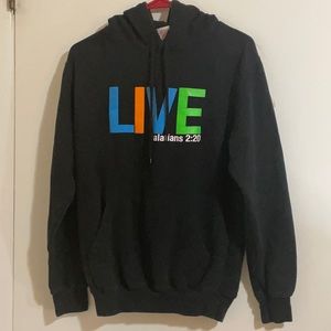 Small women’s Christian long sleeve hoodie